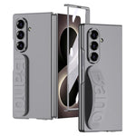 Custodia pieghevole per telefono con cinturino da polso in silicone integrato GKK, For Galaxy Z Fold8 Ultra 5G