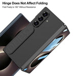 Custodia pieghevole per telefono con cinturino da polso in silicone integrato GKK, For Galaxy Z Fold8 Ultra 5G