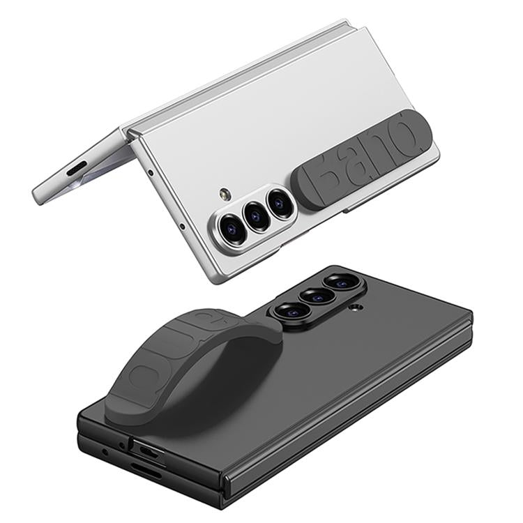 Custodia pieghevole per telefono con cinturino da polso in silicone integrato GKK, For Galaxy Z Fold8 Ultra 5G