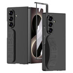 Custodia pieghevole per telefono con cinturino da polso in silicone integrato GKK, For Galaxy Z Fold8 Ultra 5G