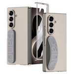 Custodia pieghevole per telefono con cinturino da polso in silicone integrato GKK, For Galaxy Z Fold8 Ultra 5G