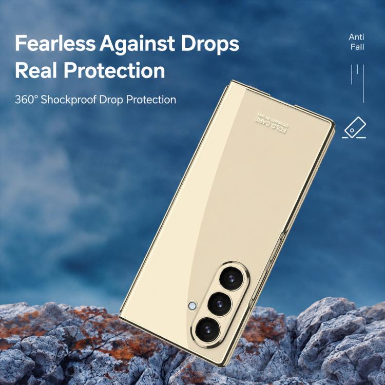 Custodia per telefono GKK con effetto elettroplaccatura fantasma integrata., For Galaxy Z Fold8 Ultra 5G