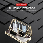 Custodia per telefono GKK con effetto elettroplaccatura fantasma integrata., For Galaxy Z Fold8 Ultra 5G