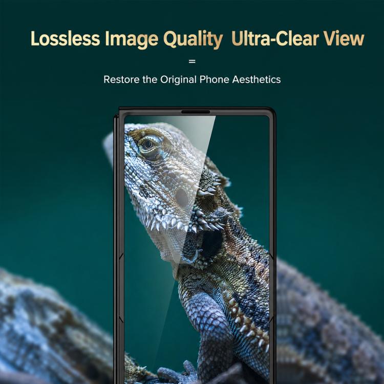 Custodia per telefono GKK con effetto elettroplaccatura fantasma integrata., For Galaxy Z Fold8 Ultra 5G