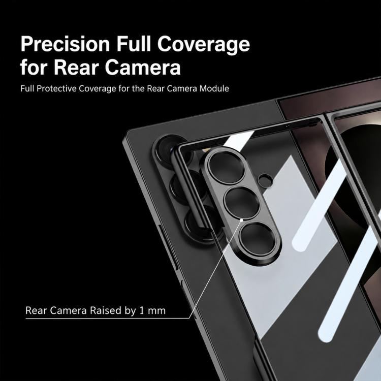 Custodia per telefono GKK con effetto elettroplaccatura fantasma integrata., For Galaxy Z Fold8 Ultra 5G