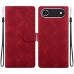 Custodia per telefono in ecopelle con motivo etnico in rilievo, For iPhone 17 Pro, For iPhone 17, For iPhone Air, For iPhone 16 Pro Max