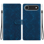 Custodia per telefono in ecopelle con motivo etnico in rilievo, For iPhone 17 Pro, For iPhone 17, For iPhone Air, For iPhone 16 Pro Max