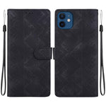 Custodia per telefono in ecopelle con motivo etnico in rilievo, For iPhone 12 / 12 Pro, For iPhone 12 Pro Max, For iPhone 12 mini, For iPhone 11 Pro Max