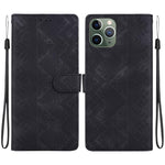 Custodia per telefono in ecopelle con motivo etnico in rilievo, For iPhone 11, For iPhone 11 Pro, For iPhone X / XS, For iPhone XR