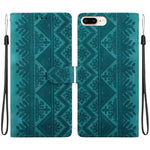 Custodia per telefono in ecopelle con motivo etnico in rilievo, For iPhone XS Max, For iPhone 8 Plus / 7 Plus