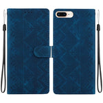 Custodia per telefono in ecopelle con motivo etnico in rilievo, For iPhone XS Max, For iPhone 8 Plus / 7 Plus