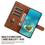 Custodia per telefono in ecopelle con motivo etnico in rilievo, For iPhone XS Max, For iPhone 8 Plus / 7 Plus
