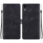 Custodia per telefono in ecopelle con motivo etnico in rilievo, For iPhone 11, For iPhone 11 Pro, For iPhone X / XS, For iPhone XR