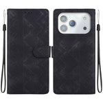 Custodia per telefono in ecopelle con motivo etnico in rilievo, For iPhone 17 Pro, For iPhone 17, For iPhone Air, For iPhone 16 Pro Max