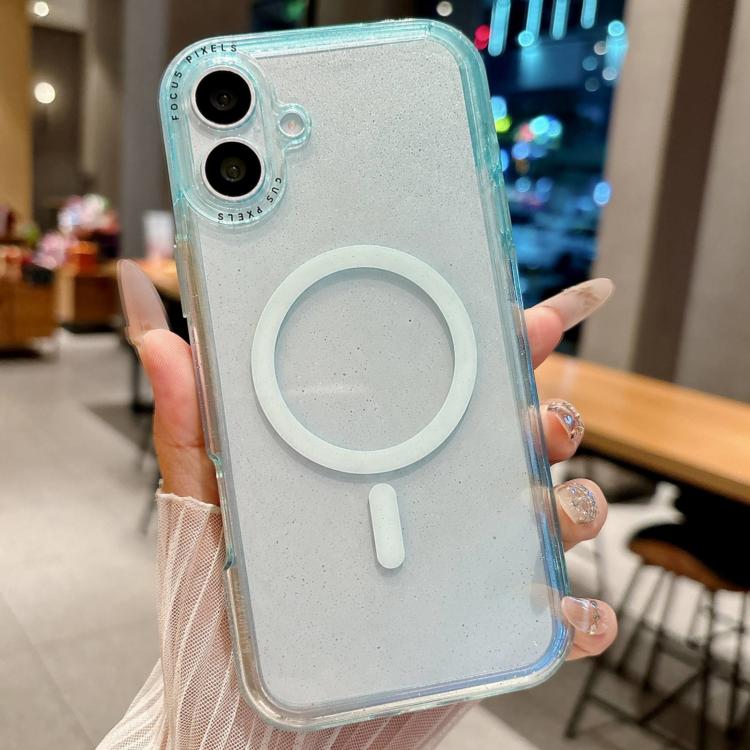 Cornice per fotocamera magnetica con lettere glitterate, For iPhone 16 Pro, For iPhone 16, For iPhone 15 Pro Max, For iPhone 15 Pro