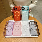 Cornice per fotocamera magnetica con lettere glitterate, For iPhone 16 Pro, For iPhone 16, For iPhone 15 Pro Max, For iPhone 15 Pro