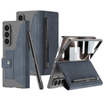 Custodia in pelle GKK Integrated Armor con scomparto per penna (stilo non incluso)., For Galaxy Z Fold8 Ultra 5G