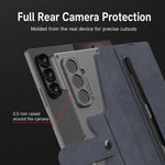 Custodia in pelle GKK Integrated Armor con scomparto per penna (stilo non incluso)., For Galaxy Z Fold8 Ultra 5G