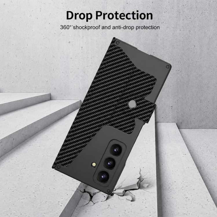 Custodia in pelle GKK Integrated Armor con scomparto per penna (stilo non incluso)., For Galaxy Z Fold8 Ultra 5G