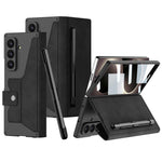 Custodia in pelle GKK Integrated Armor con scomparto per penna (stilo non incluso)., For Galaxy Z Fold8 Ultra 5G