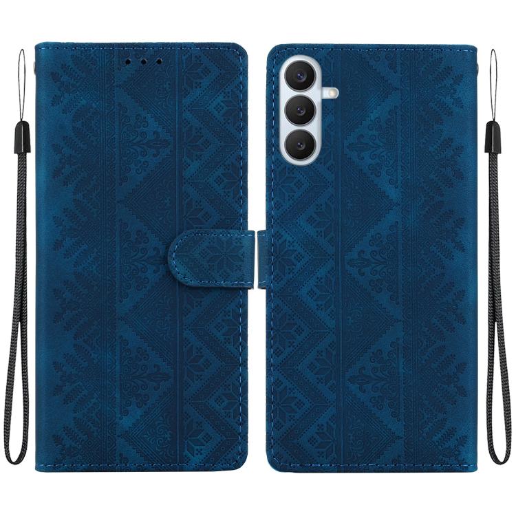 Custodia per telefono in ecopelle con motivo etnico in rilievo, For Galaxy S26 FE 5G, For Galaxy S26+ 5G, For Galaxy S26 Ultra 5G, For Galaxy S26 5G