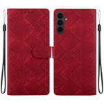 Custodia per telefono in ecopelle con motivo etnico in rilievo, For Galaxy S25 FE 5G, For Galaxy S25 Edge 5G, For Galaxy S25 5G, For Galaxy S25+ 5G