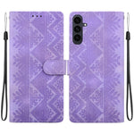 Custodia per telefono in ecopelle con motivo etnico in rilievo, For Galaxy S25 FE 5G, For Galaxy S25 Edge 5G, For Galaxy S25 5G, For Galaxy S25+ 5G