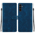 Custodia per telefono in ecopelle con motivo etnico in rilievo, For Galaxy S25 FE 5G, For Galaxy S25 Edge 5G, For Galaxy S25 5G, For Galaxy S25+ 5G