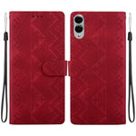 Custodia per telefono in ecopelle con motivo etnico in rilievo, For Galaxy S25 FE 5G, For Galaxy S25 Edge 5G, For Galaxy S25 5G, For Galaxy S25+ 5G