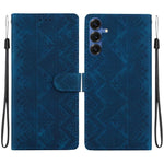 Custodia per telefono in ecopelle con motivo etnico in rilievo, For Galaxy S25 FE 5G, For Galaxy S25 Edge 5G, For Galaxy S25 5G, For Galaxy S25+ 5G
