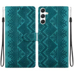 Custodia per telefono in ecopelle con motivo etnico in rilievo, For Galaxy S24 5G, For Galaxy S23 FE 5G, For Galaxy S23 Ultra 5G, For Galaxy S23+ 5G