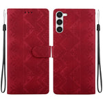 Custodia per telefono in ecopelle con motivo etnico in rilievo, For Galaxy S23 5G, For Galaxy S20 FE, For Galaxy S22 Ultra 5G, For Galaxy S22+ 5G