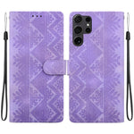 Custodia per telefono in ecopelle con motivo etnico in rilievo, For Galaxy S23 5G, For Galaxy S20 FE, For Galaxy S22 Ultra 5G, For Galaxy S22+ 5G