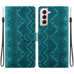 Custodia per telefono in ecopelle con motivo etnico in rilievo, For Galaxy S23 5G, For Galaxy S20 FE, For Galaxy S22 Ultra 5G, For Galaxy S22+ 5G