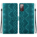 Custodia per telefono in ecopelle con motivo etnico in rilievo, For Galaxy S23 5G, For Galaxy S20 FE, For Galaxy S22 Ultra 5G, For Galaxy S22+ 5G