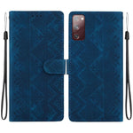 Custodia per telefono in ecopelle con motivo etnico in rilievo, For Galaxy S23 5G, For Galaxy S20 FE, For Galaxy S22 Ultra 5G, For Galaxy S22+ 5G