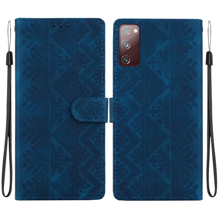 Custodia per telefono in ecopelle con motivo etnico in rilievo, For Galaxy S23 5G, For Galaxy S20 FE, For Galaxy S22 Ultra 5G, For Galaxy S22+ 5G