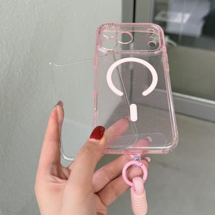 Cornice per fotocamera con lettere glitterate e cinturino da polso., For iPhone 13 Pro Max, For iPhone 13 Pro, For iPhone 13