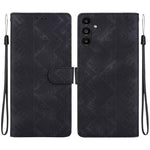 Custodia per telefono in ecopelle con motivo etnico in rilievo, For Galaxy A15 4G / 5G, For Galaxy A55 5G, For Galaxy A35 5G, For Galaxy A05s
