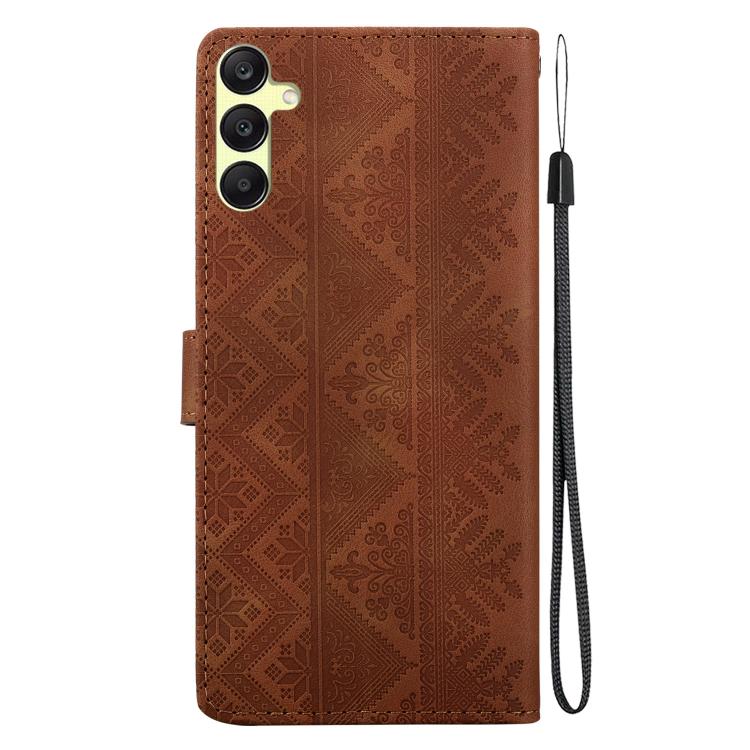 Custodia per telefono in ecopelle con motivo etnico in rilievo, For Galaxy A25 5G, For Galaxy A14 4G / 5G, For Galaxy A34 5G, For Galaxy A54 5G