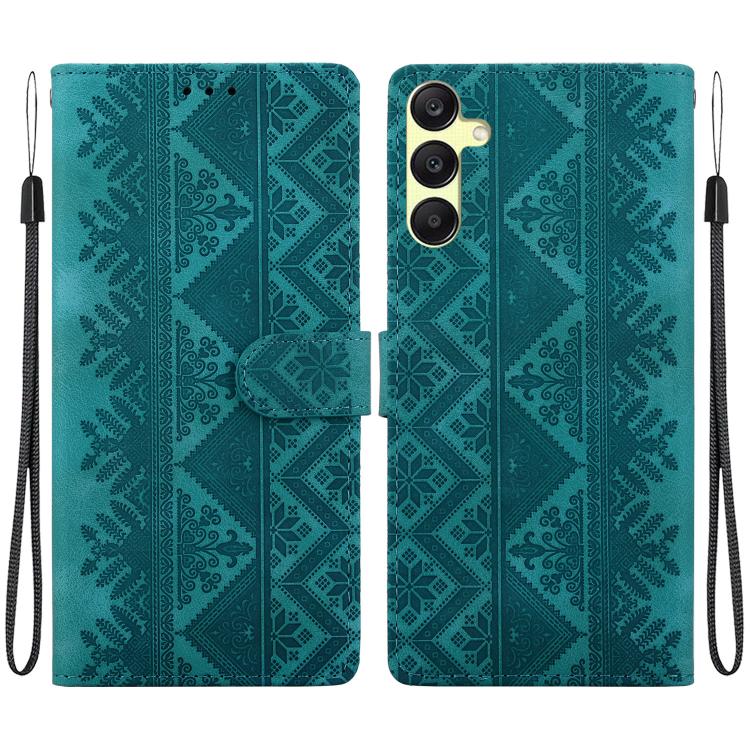 Custodia per telefono in ecopelle con motivo etnico in rilievo, For Galaxy A25 5G, For Galaxy A14 4G / 5G, For Galaxy A34 5G, For Galaxy A54 5G