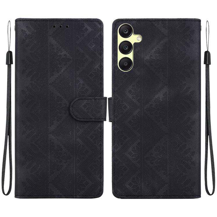 Custodia per telefono in ecopelle con motivo etnico in rilievo, For Galaxy A25 5G, For Galaxy A14 4G / 5G, For Galaxy A34 5G, For Galaxy A54 5G