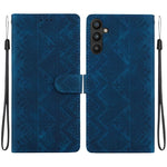 Custodia per telefono in ecopelle con motivo etnico in rilievo, For Galaxy A25 5G, For Galaxy A14 4G / 5G, For Galaxy A34 5G, For Galaxy A54 5G