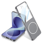 Custodia per telefono GKK ultra sottile a copertura totale con contrasto cromatico e tecnologia MagSafe., For Galaxy Z Flip8 5G