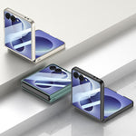 Custodia per telefono GKK ultra sottile a copertura totale con contrasto cromatico e tecnologia MagSafe., For Galaxy Z Flip8 5G
