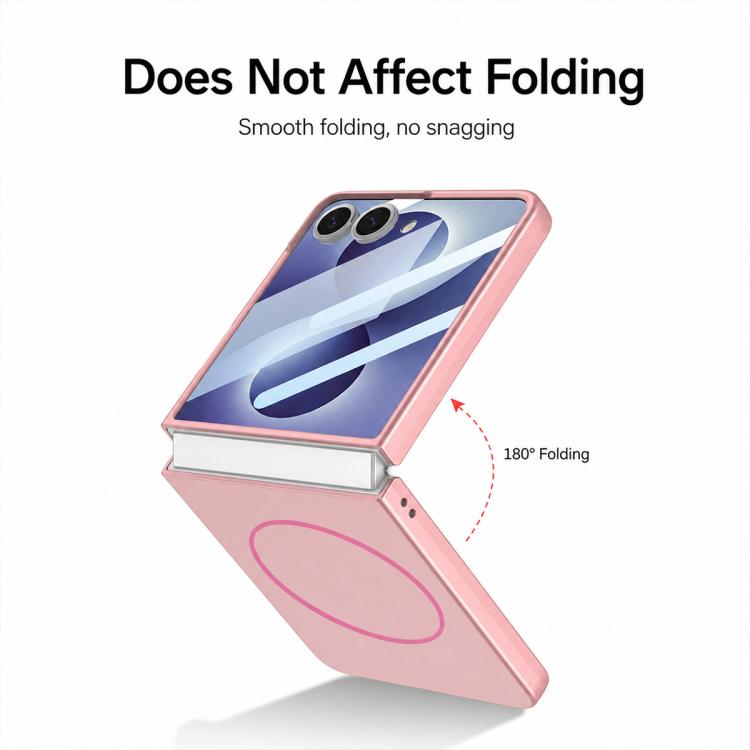 Custodia per telefono GKK ultra sottile a copertura totale con contrasto cromatico e tecnologia MagSafe., For Galaxy Z Flip8 5G