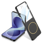 Custodia per telefono GKK ultra sottile a copertura totale con contrasto cromatico e tecnologia MagSafe., For Galaxy Z Flip8 5G