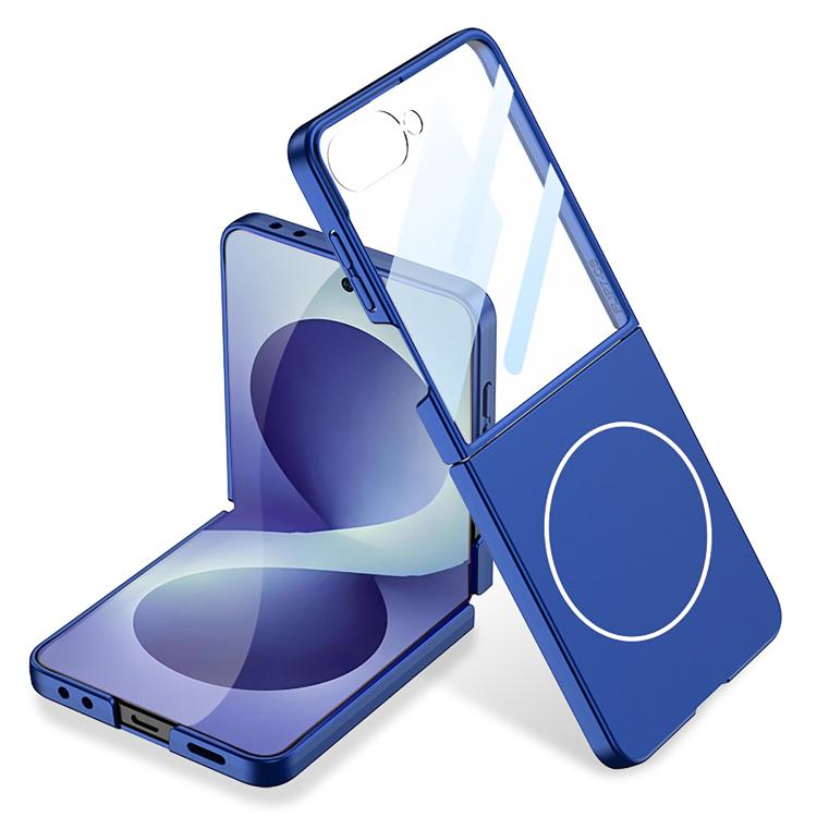 Custodia per telefono GKK ultra sottile a copertura totale con contrasto cromatico e tecnologia MagSafe., For Galaxy Z Flip8 5G