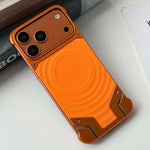 Custodia magnetica in silicone senza cornice con motivo a onde per telefono., For iPhone 17 Pro Max