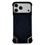 Custodia magnetica in silicone senza cornice con motivo a onde per telefono., For iPhone 17 Pro Max